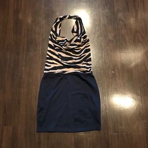 Fitted Halter Dress